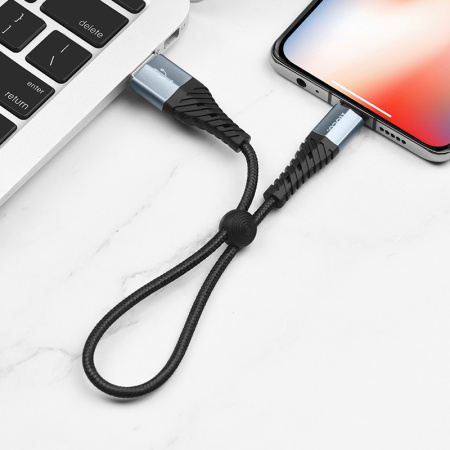 USB-кабель HOCO X38 iPhone Lightning 0.25 м черный