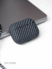Чехол Luxo Carbon Apple AirPods 1/2 черный