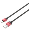 USB-кабель LDNIO LS431 Type-C (2.4А) 1 м красный