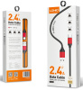 USB-кабель LDNIO LS431 Type-C (2.4А) 1 м серый