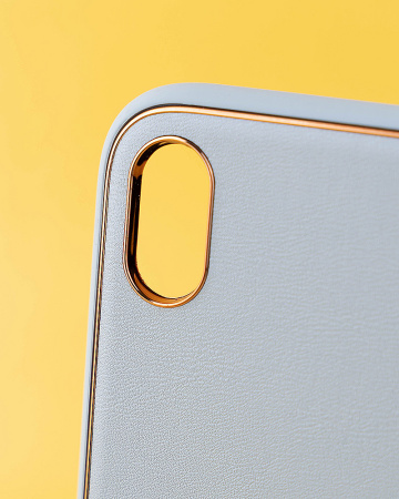 Чехол- накладка Glam iPhone 12 Pro голубой