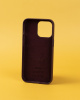 Чехол Apple Leather Case iPhone 13 Pro бордо