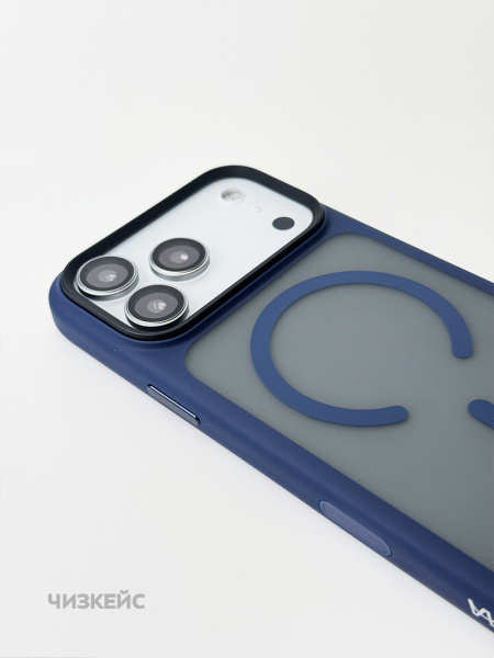 Чехол MOSBROS Comfortable Magsafe iPhone 17 Pro Max синий