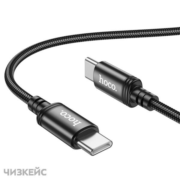 USB-кабель HOCO X89 Type-C/Type-C (3A, PD 60W) 1 м черный