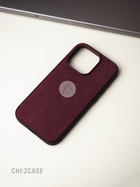Чехол Apple FineWoven Case MagSafe iPhone 15 Pro бордо