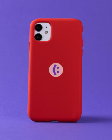 Чехол- накладка Apple Simple Case iPhone X/XS красный