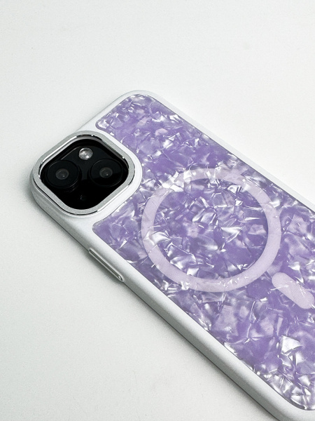 Чехол Фруктовый лед iPhone 15 сирень