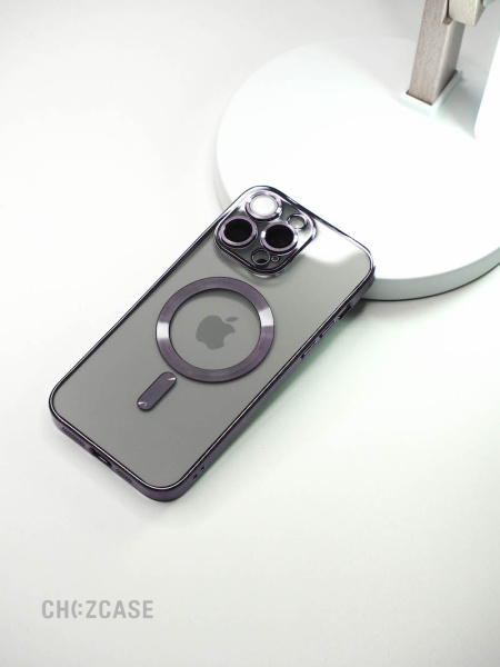 Чехол- накладка Притяжение iPhone 14 Pro Max фиолетовый