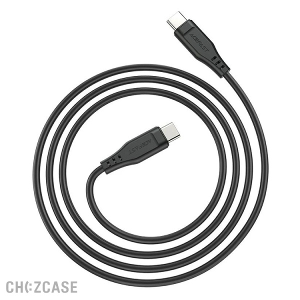 USB-кабель AceFast C3-03 Type-C/Type-C (3A, 60W) 1.2 м черный