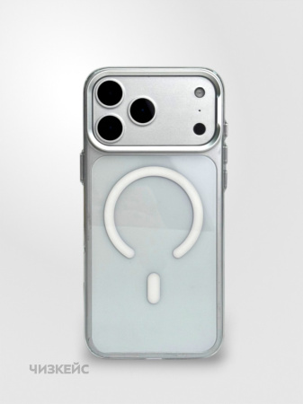 Чехол Невесомость iPhone 17 Pro Max/18 Pro Max MagSafe белый