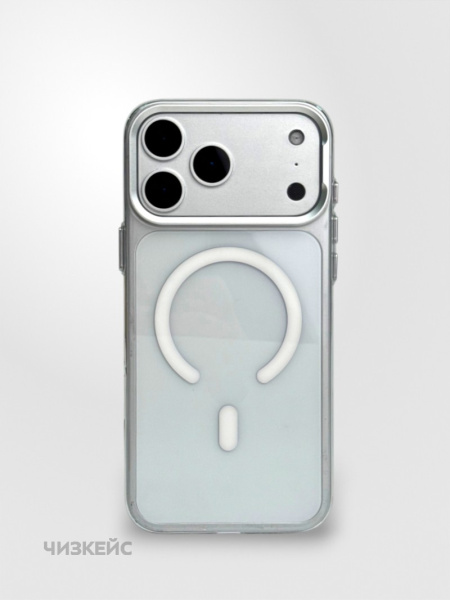Чехол Невесомость iPhone 17 Pro Max/18 Pro Max MagSafe белый