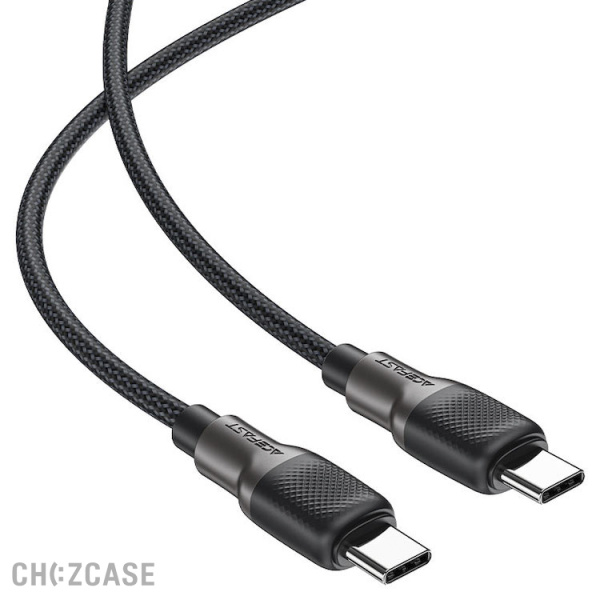 USB-кабель AceFast C10-03 Type-C/Type-C (3A, PD 60W) 1 м черный