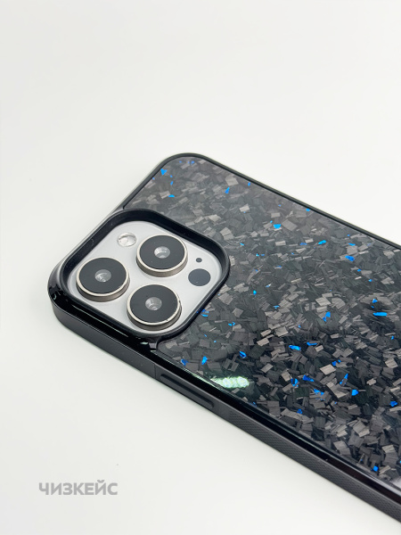 Чехол Бесконечность iPhone 17 Pro Max MagSafe синий