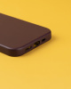 Чехол Apple Leather Case iPhone 13 Pro бордо