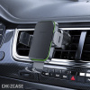 Автодержатель + АЗУ AceFast D17 (дефлектор, зажим, 15W) черный