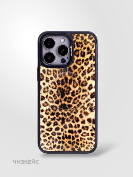 Магнитная панель Чизкейс iPhone 17 Pro Леопард классический
