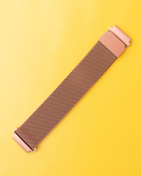 Ремешок Samsung Watch 20 мм миланская петля розовое золото