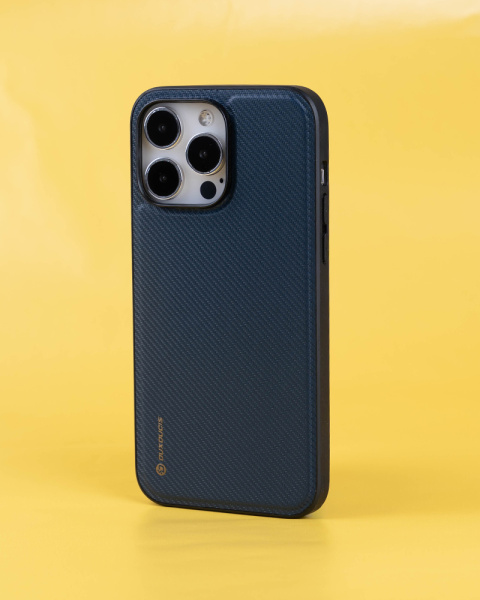 Чехол Dux Ducis FINO iPhone 14 Pro Max силикон темно-синий