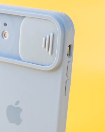 Чехол- накладка Touch Slide iPhone 12 Pro Max синий
