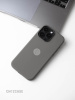 Чехол Apple Silicone Case Magsafe iPhone 15 Pro Max серый