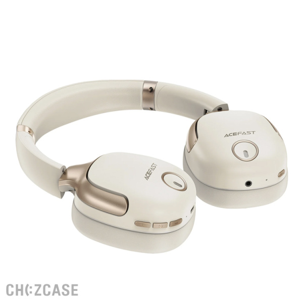 Наушники беспроводные AceFast H2 ANC (Bluetooth 5.3) полноразмерные белый