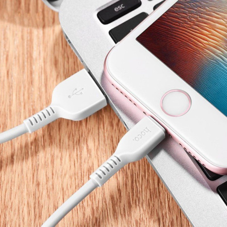 USB-кабель HOCO X20 FLASH iPhone Lightning 1 м белый