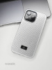 Чехол Swarovski Varnish iPhone 13 Pro Max серебро
