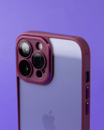 Чехол- накладка Easy Case iPhone 12 Pro Max бордо