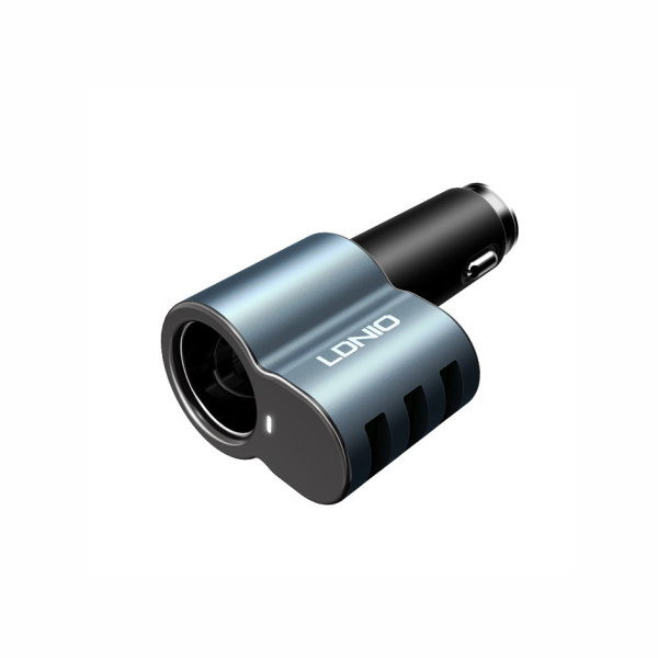 АЗУ-USB LDNIO CM11 (3USB, QC3.0, 120W + 25.5W) + розетка + кабель Micro USB черный