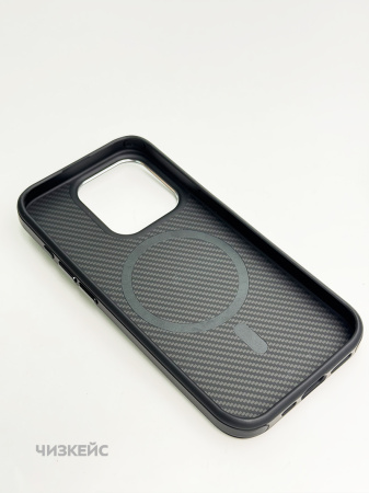 Чехол для iPhone 15 Pro в Иркутске с доставкой по России по цене 999 ₽ | Интернет-магазин Chizcase Чехол Мафия MagSafe iPhone 15 Pro черный