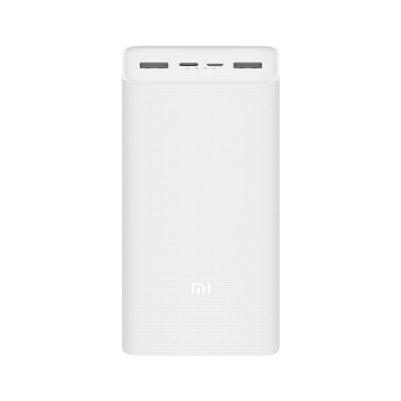 Внешний аккумулятор Xiaomi Mi Power Bank 3 30000 mAh (2USB, Type-C, 3A) белый