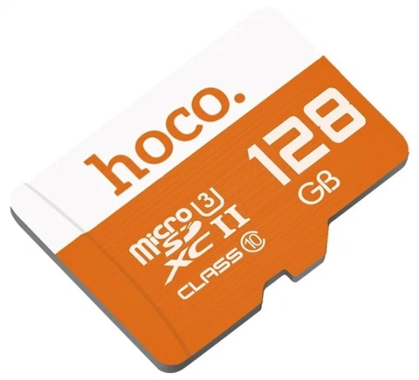 MicroSD HOCO (Class 10) 128 GB оранжевый