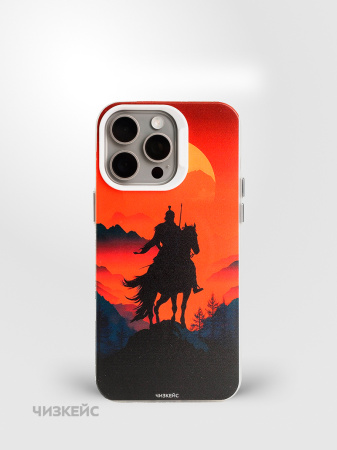 Чехол Чизкейс MagSafe iPhone 15 Pro Max Победитель белый