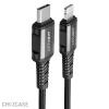 USB-кабель AceFast C1-01 Type-C/Lightning (3A, PD) 1.2 м черный