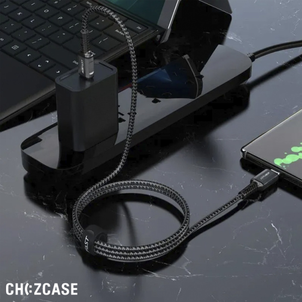 USB-кабель AceFast C1-03 Type-C/Type-C (60W) 1 м черный