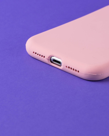 Чехол- накладка Apple Simple Case iPhone 13 розовый (6)