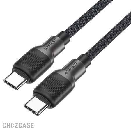 USB-кабель AceFast C10-03 Type-C/Type-C (3A, PD 60W) 1 м черный