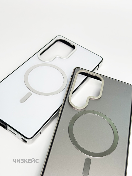 Чехол Хай-тек Samsung S25 Ultra MagSafe серый