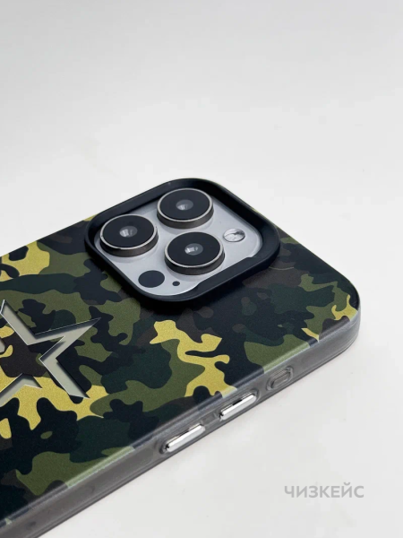 Чехол Чизкейс MagSafe iPhone 13 Pro Max Звезда2 черный