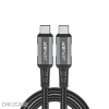 USB-кабель AceFast C1-09 Type-C/Type-C (PD 240W) 1 м черный