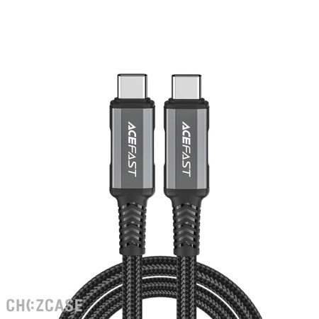 USB-кабель AceFast C1-09 Type-C/Type-C (3A, PD 240W) 1 м черный