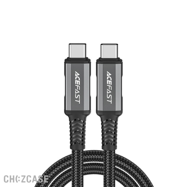 USB-кабель AceFast C1-09 Type-C/Type-C (3A, PD 240W) 1 м черный