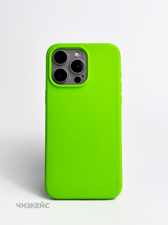 Чехол для iPhone 14 Pro Max в Иркутске с доставкой по России по цене 599 ₽ | Интернет-магазин Chizcase Чехол Палитра MagSafe iPhone 14 Pro Max ярко-зеленый