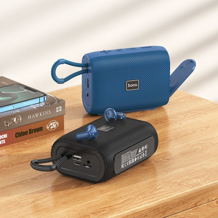 Колонка HOCO HC15 (2*5W, Bluetooth 5.3) черный