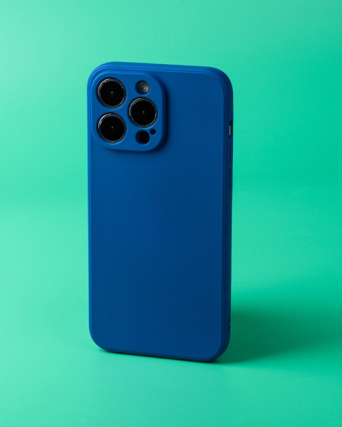Чехол MY COLORS iPhone 14 Pro Max силикон синий