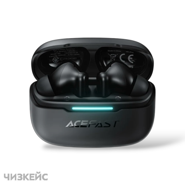 Наушники беспроводные AceFast W5 ANC (Bluetooth 5.4) черный