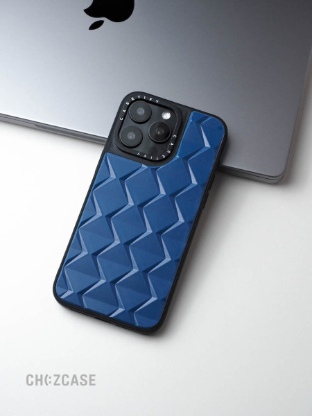Чехол Призма iPhone 15 Pro синий