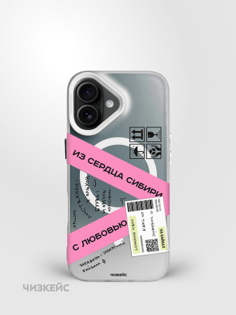 Чехол Чизкейс MagSafe iPhone 17 Экспресс белый