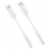 Переходник аудио Samsung Headset Jack Adapter (3.5 мм/Type-C) блистер белый