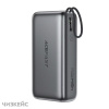 Внешний аккумулятор AceFast M34 20000 mAh (2USB-C + USB-A, LED, PD 45W) черный